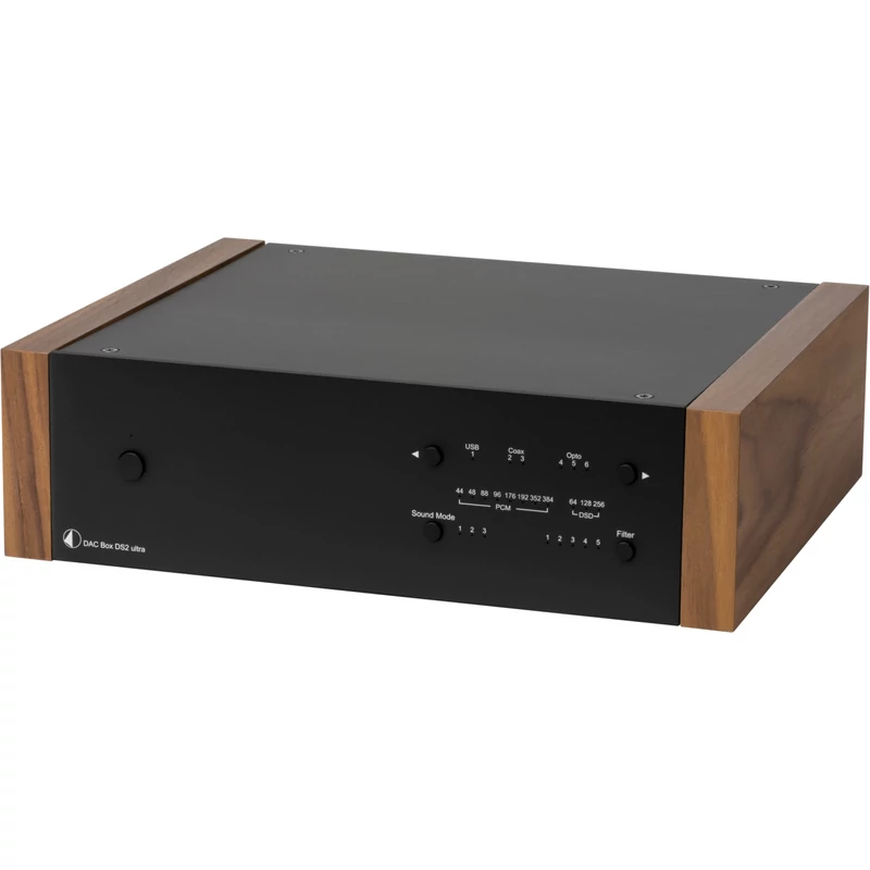 Pro-Ject DAC Box DS2 Ultra fekete-dió oldallap