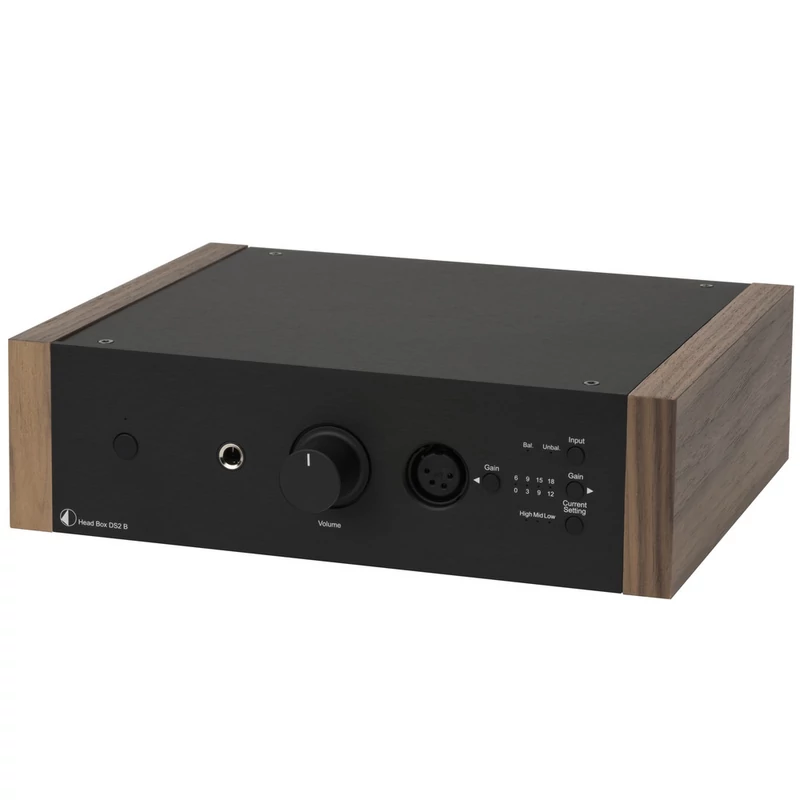 Pro-Ject Head Box DS2 B fekete diófa oldallappal